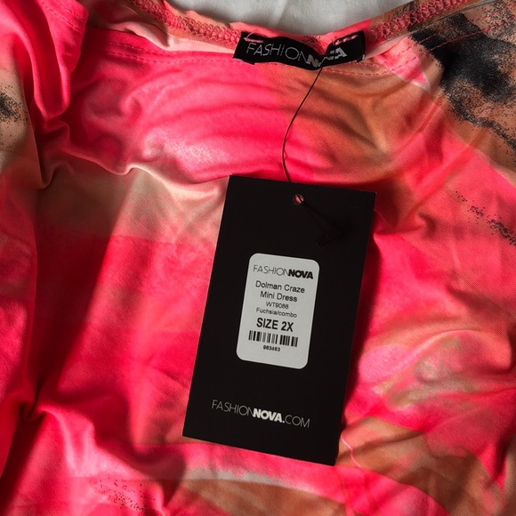 COPY - Dolman craze Mini dress size 2x - Picture 3 of 5